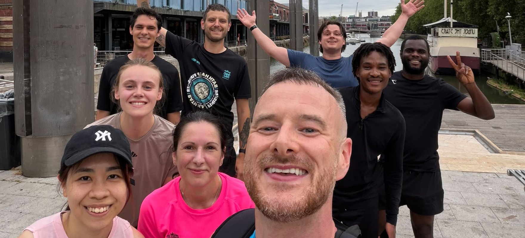 ALT RESIDE run club out with residents